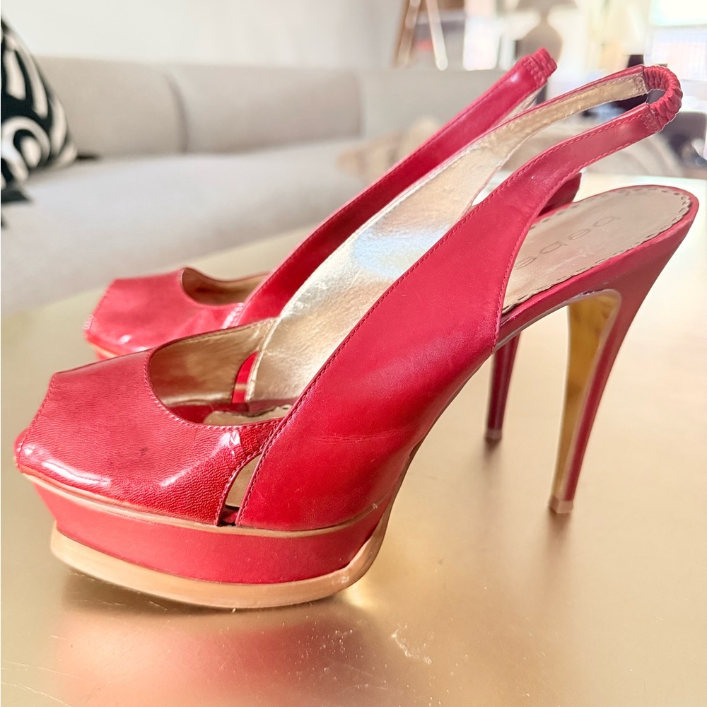 Bebe Zahara Slingback Plateform SIZE